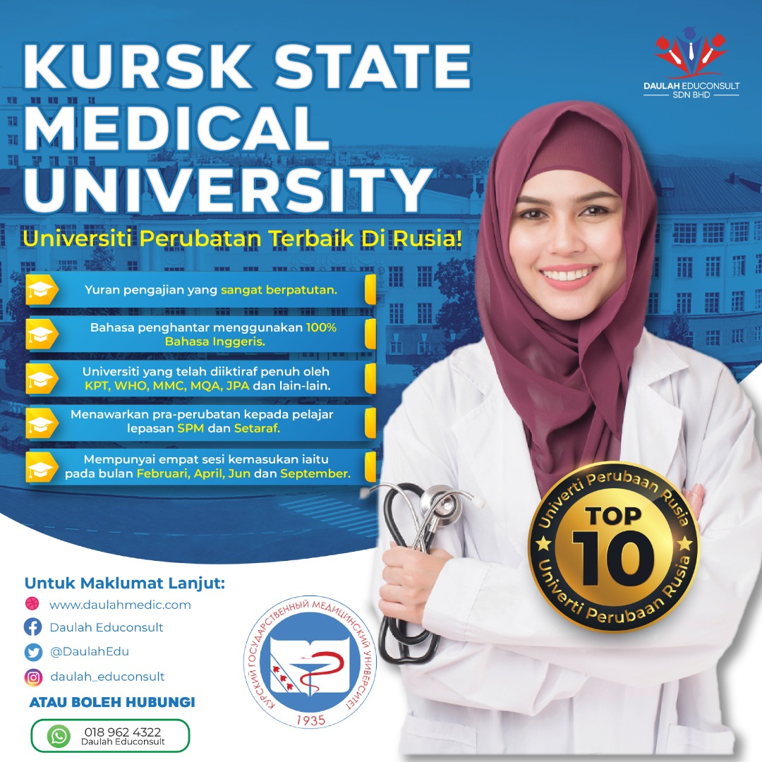 Kursk State Medical University Ada Menawarkan Bidang Perubatan