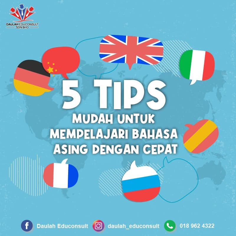 5 Tips Mudah Mempelajari Bahasa Asing Dengan Cepat